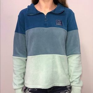 Ivory Ella Quarter Zip Sweatshirt
